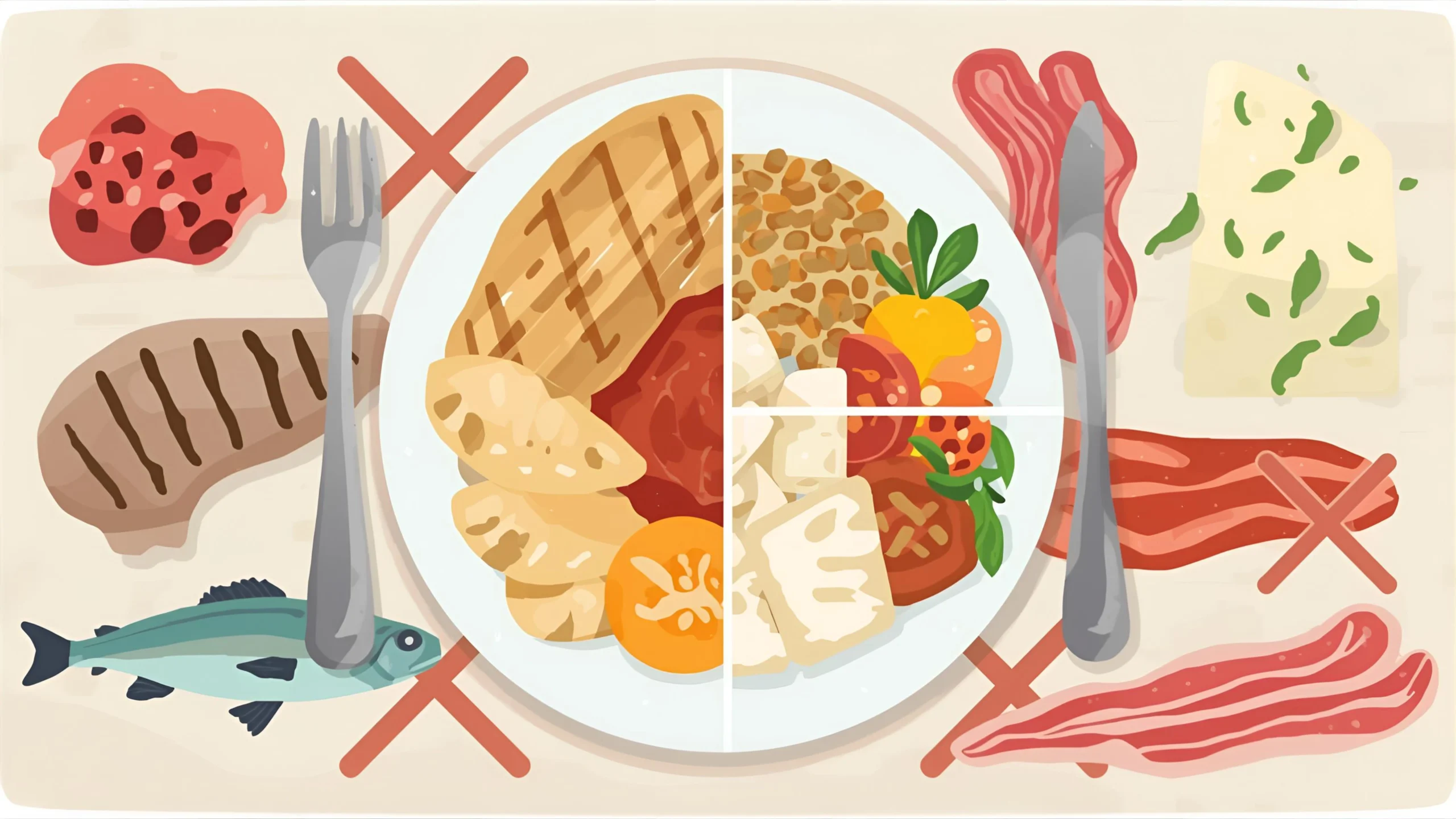 choose-lean-or-plant-based-proteins-over-red-processed-meats