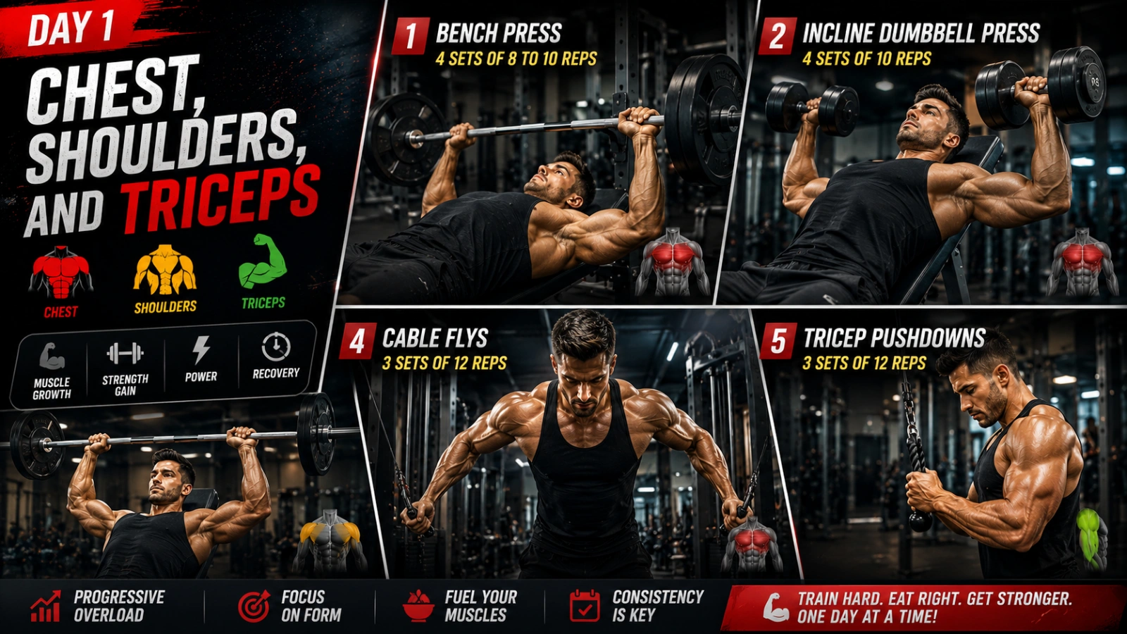 five-day-gym-routine