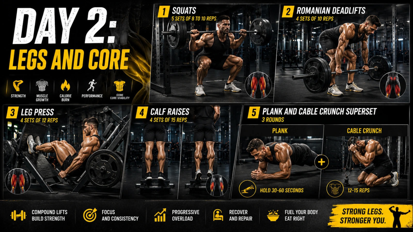 five-day-gym-routine