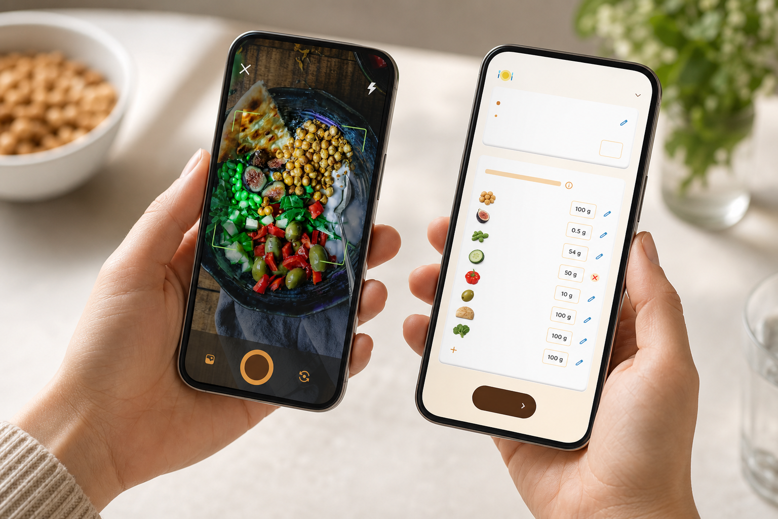 gamified calorie tracking with virtual pet overview diagram