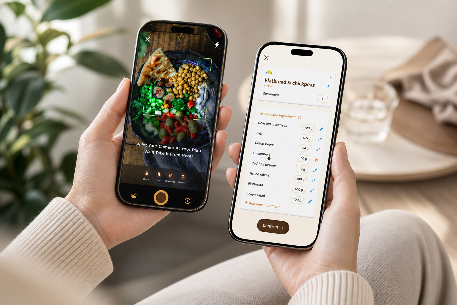 best calorie tracker coaching hero visualization