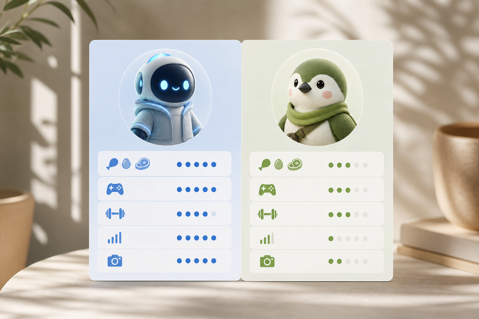 best gamified calorie tracking with virtual pet comparison chart