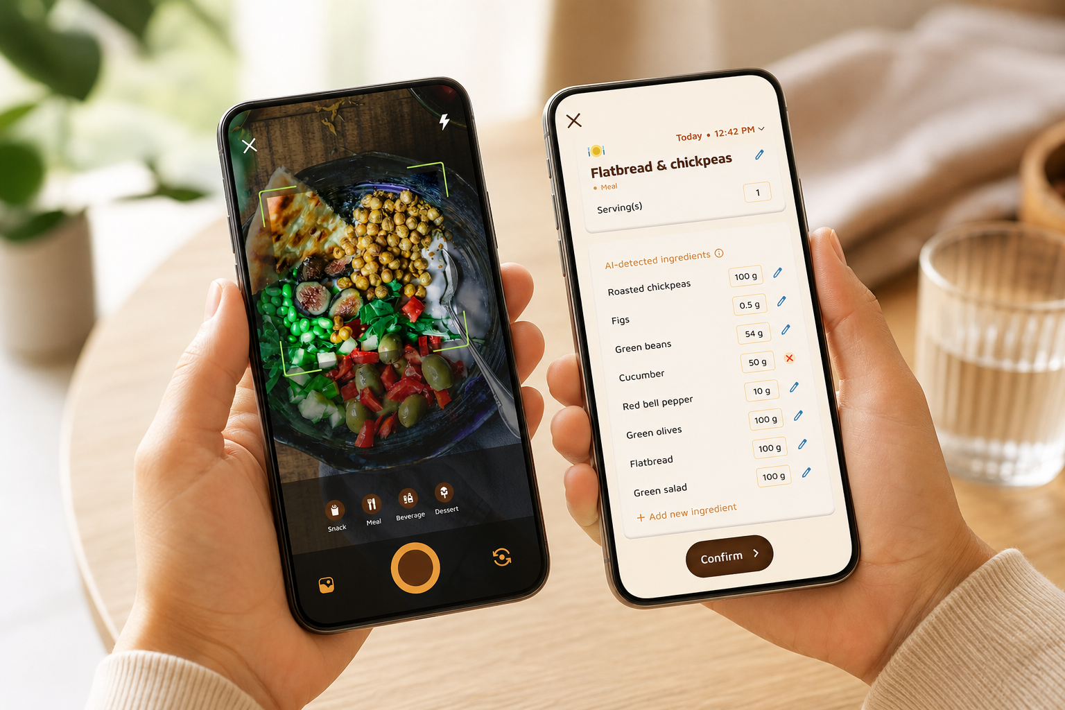 ai photo calorie counting, motivational virtual buddy
