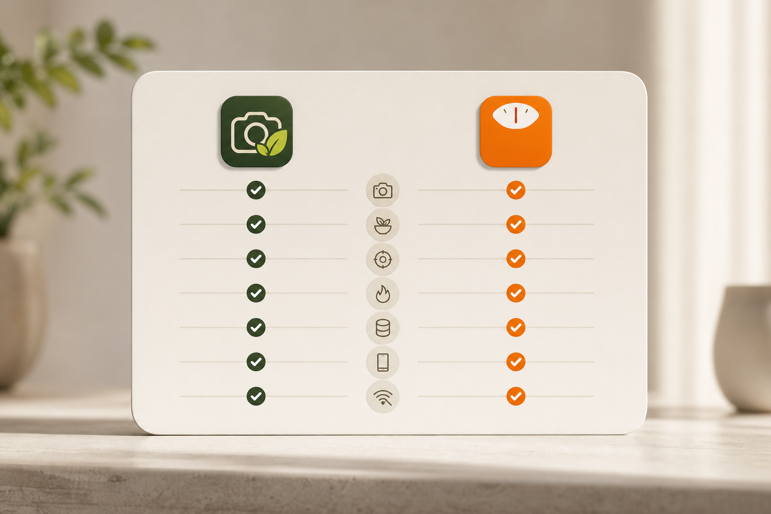 weight loss which is better for ai photo calorie counting comparison chart