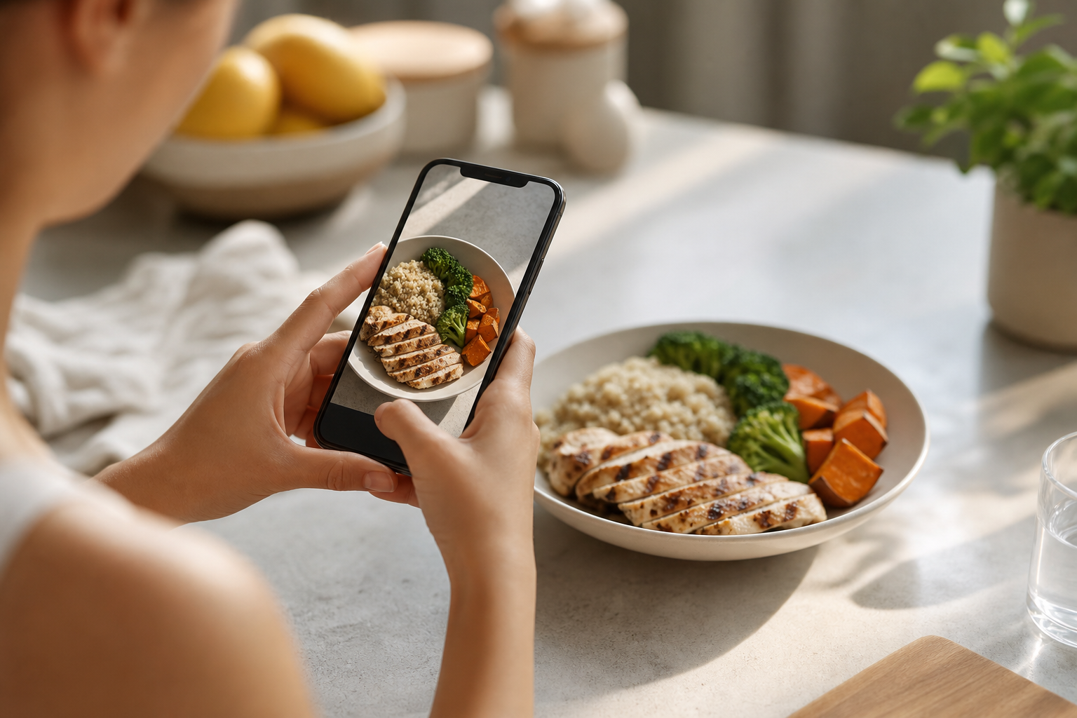 use photo calorie counter comparison chart