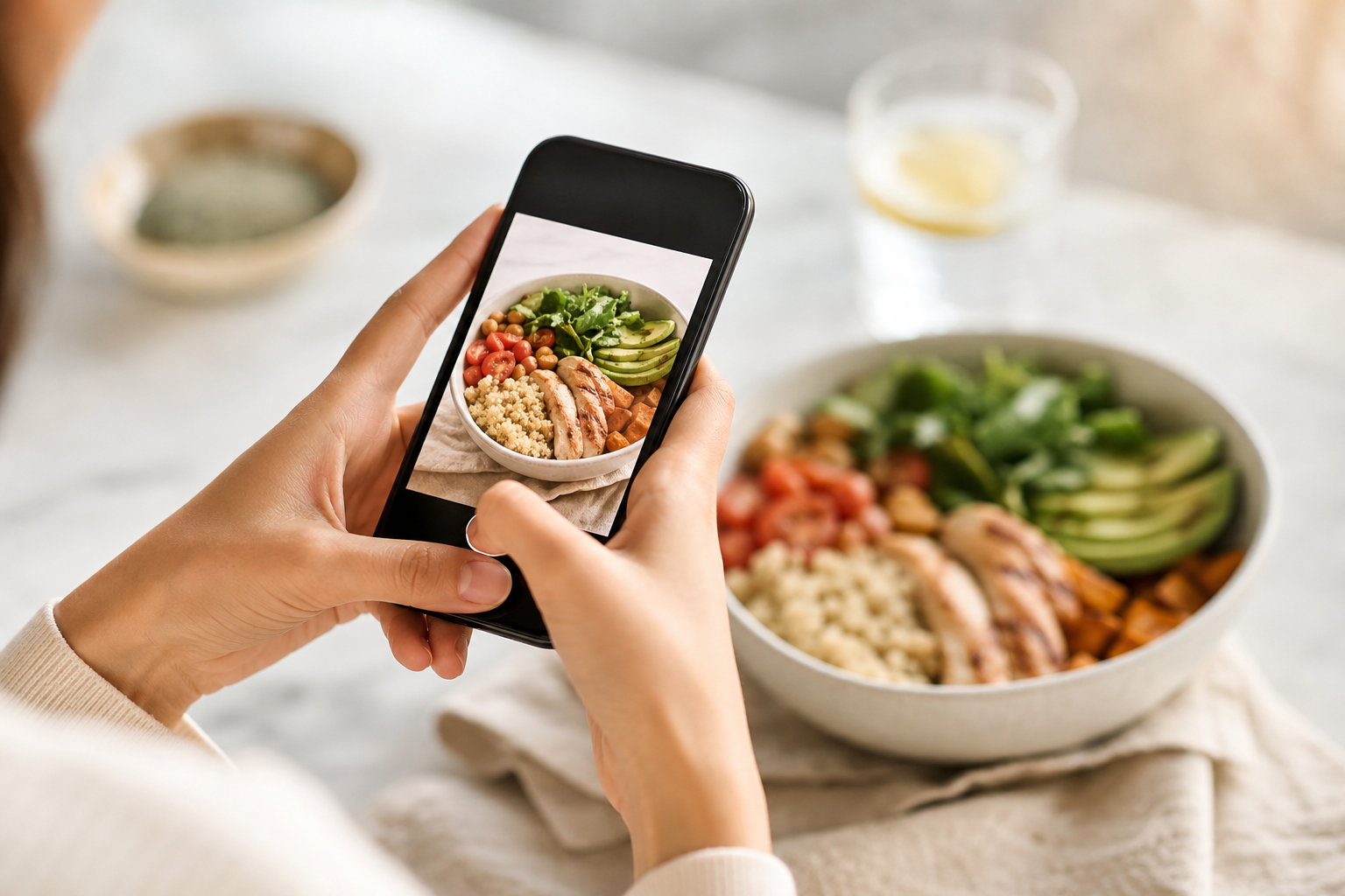 use photo calorie counter comparison chart