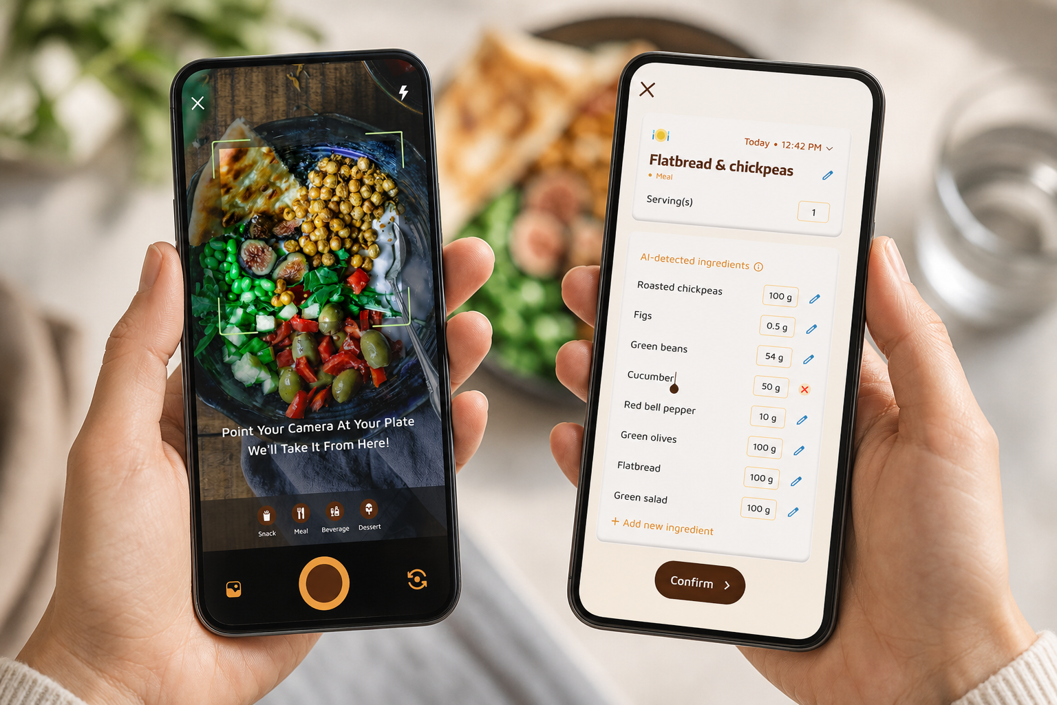 Comparison chart: Calorie Tracker Buddy vs MyFitnessPal vs MacroFactor across hydration, photo logging, offline, coaching