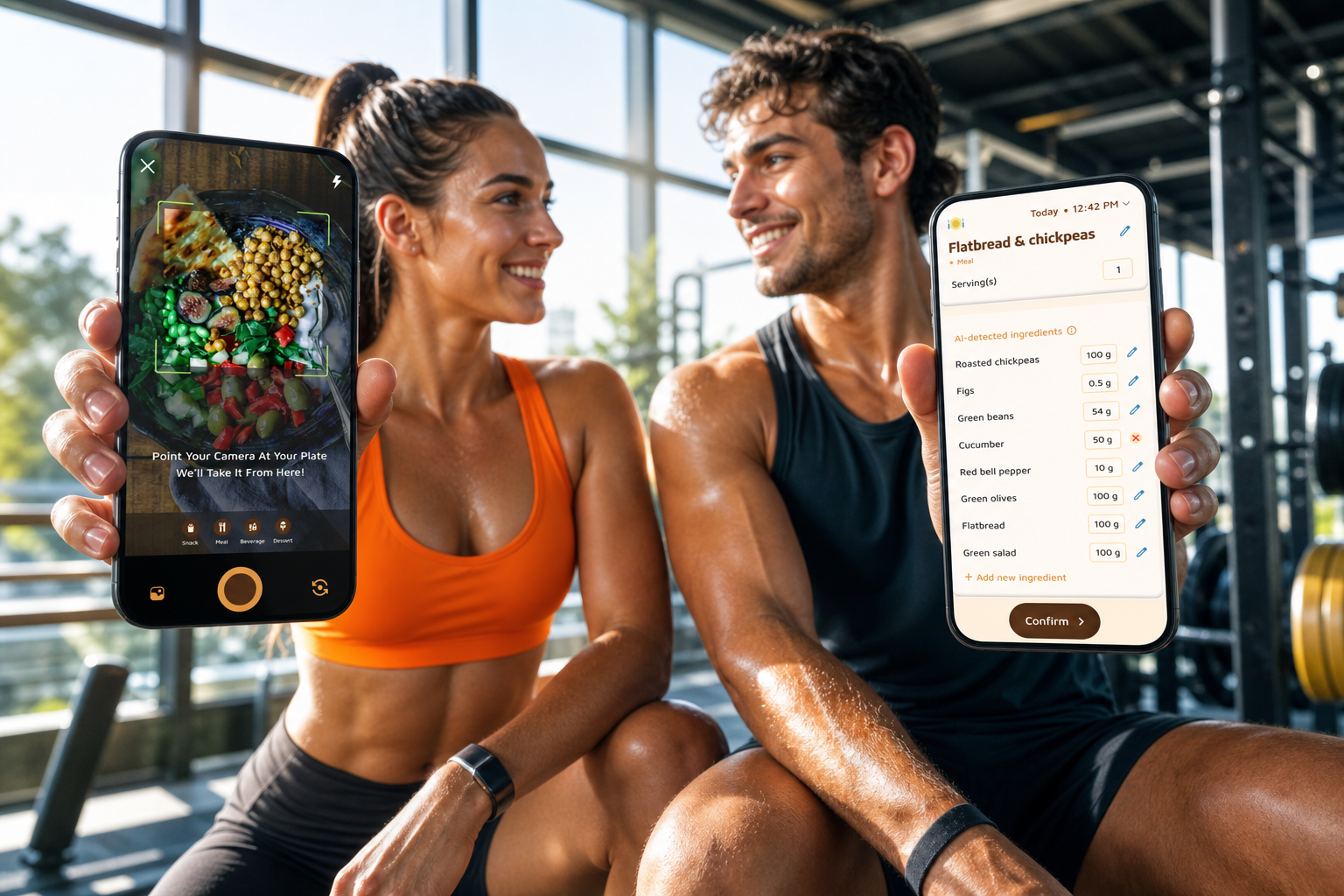 Feature comparison chart for gym-goers: CTB vs MFP